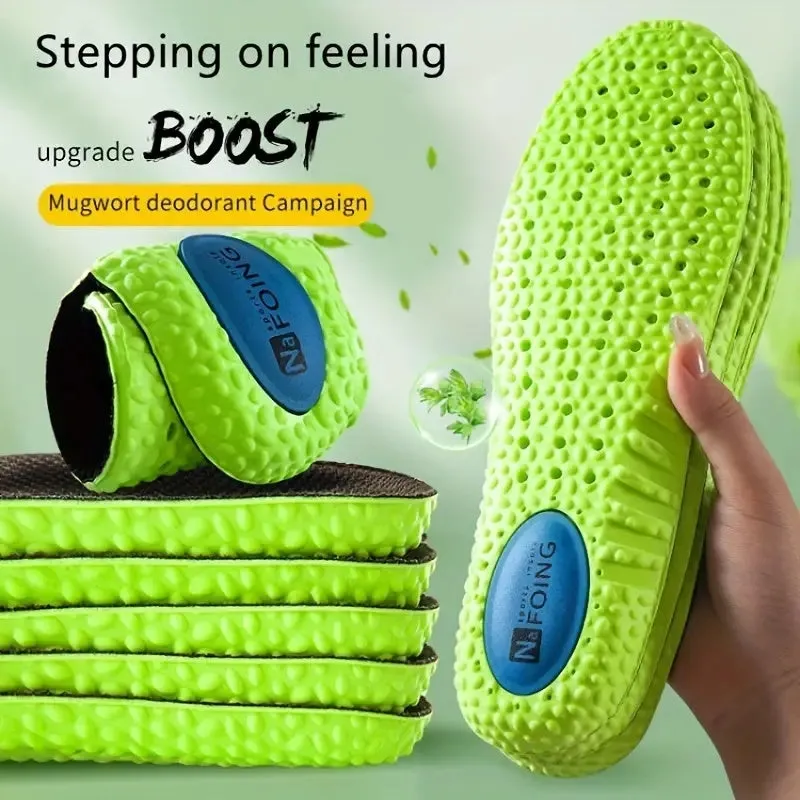 1 Pairs Shock Absorption Inserts Arch Support Cushioning Shoe Insoles
