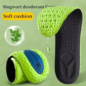 1 Pairs Shock Absorption Inserts Arch Support Cushioning Shoe Insoles