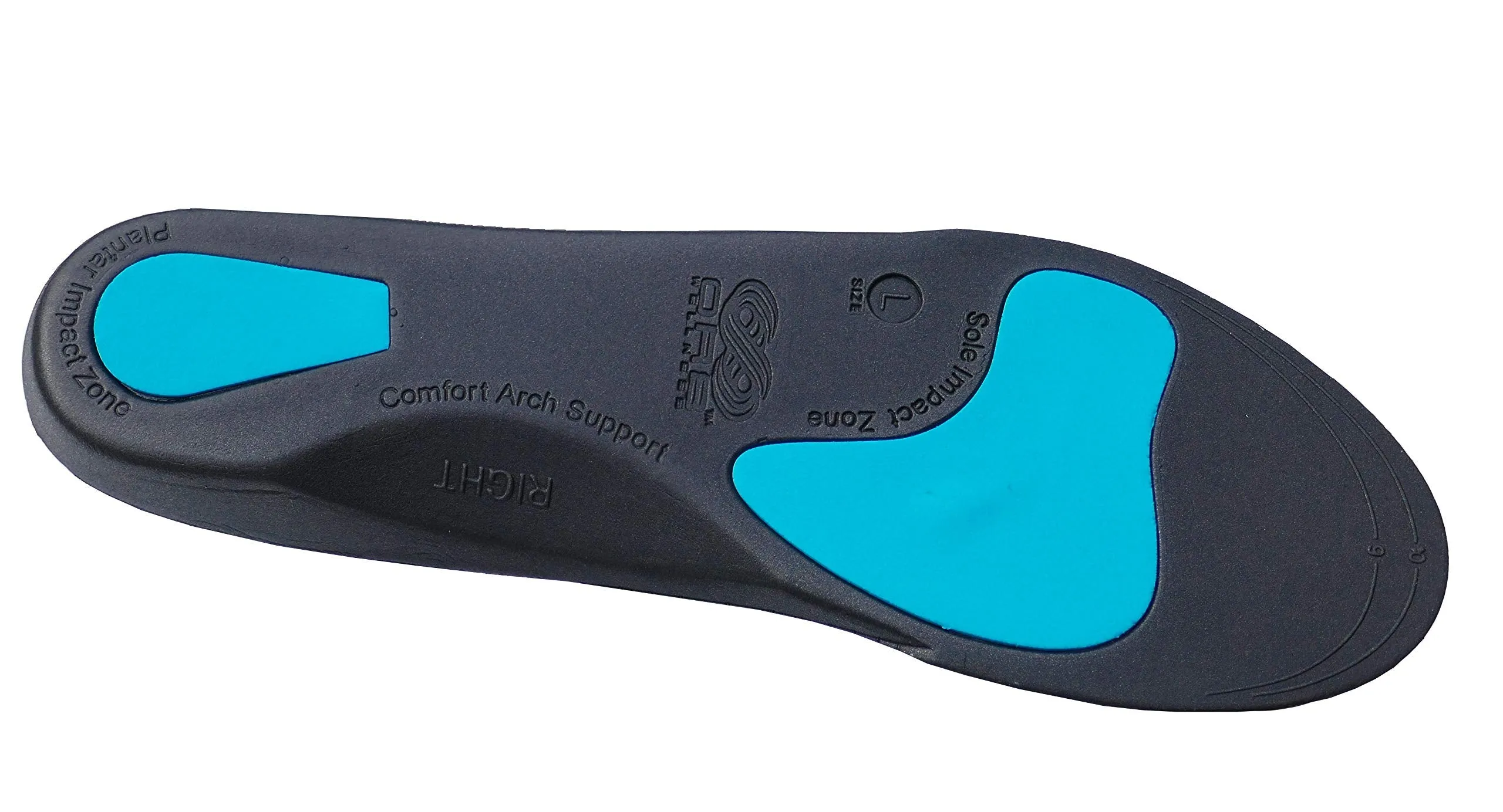 2 Pairs Plantar Fasciitis Orthotic Insoles Arch Support Shoe Boot Inserts Women Men Insole Flat Feet Insert ORTHO ACTIVE Series Medium 7-8.5