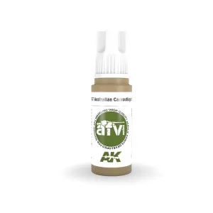 AK Interactive AK11347 AFV Series Australian Camouflage Brown Acrylic Paint 17ml 3rd Generation