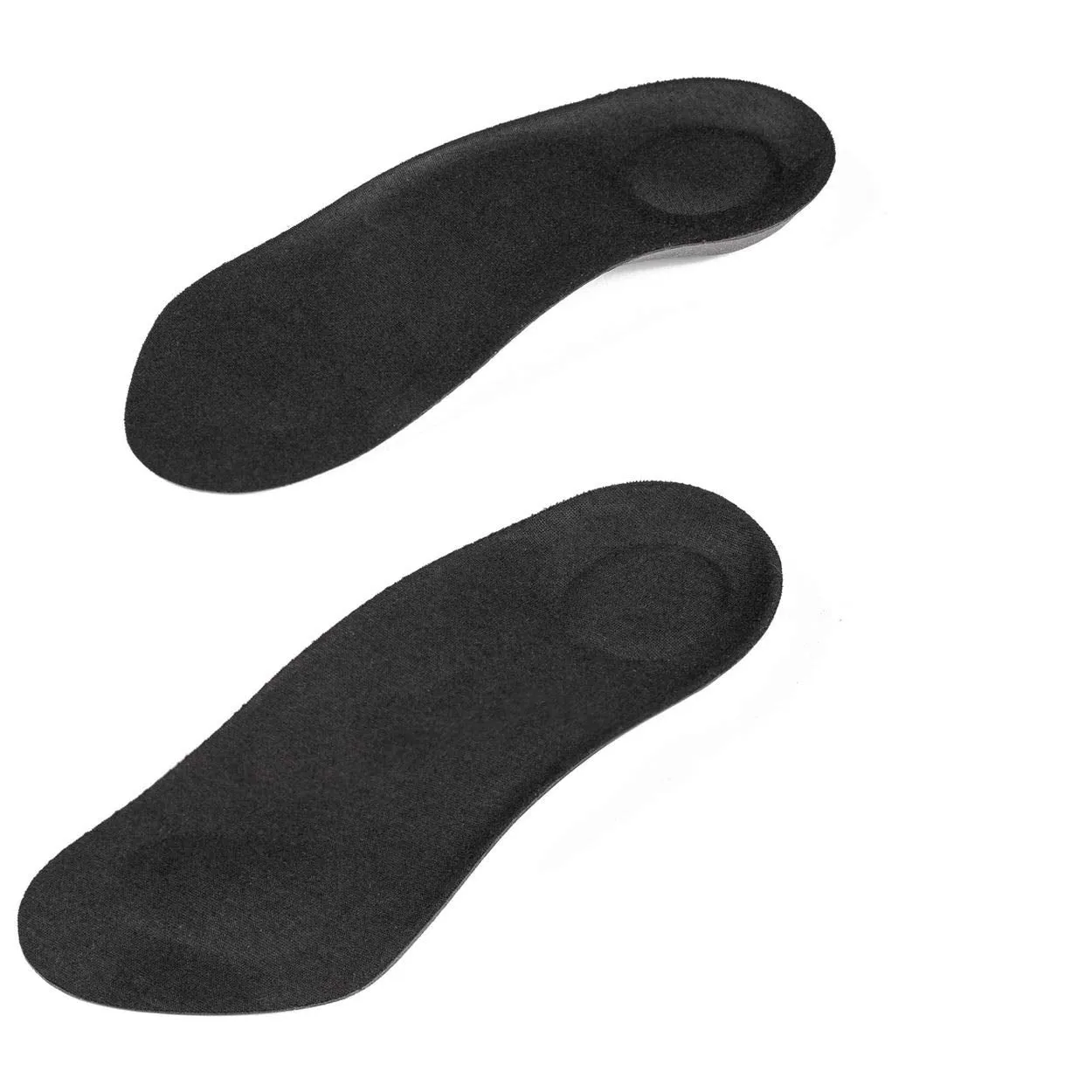 Arch Support Orthotics Ergonomic Mid Sole Support 3/4 Elevator Shoes Insole - 1/2 Inch Height Increase Heel Inserts Size L Plantar Fasciitis, Foot Pain, Heel Pain and Pronation Relief for Men & Women Large