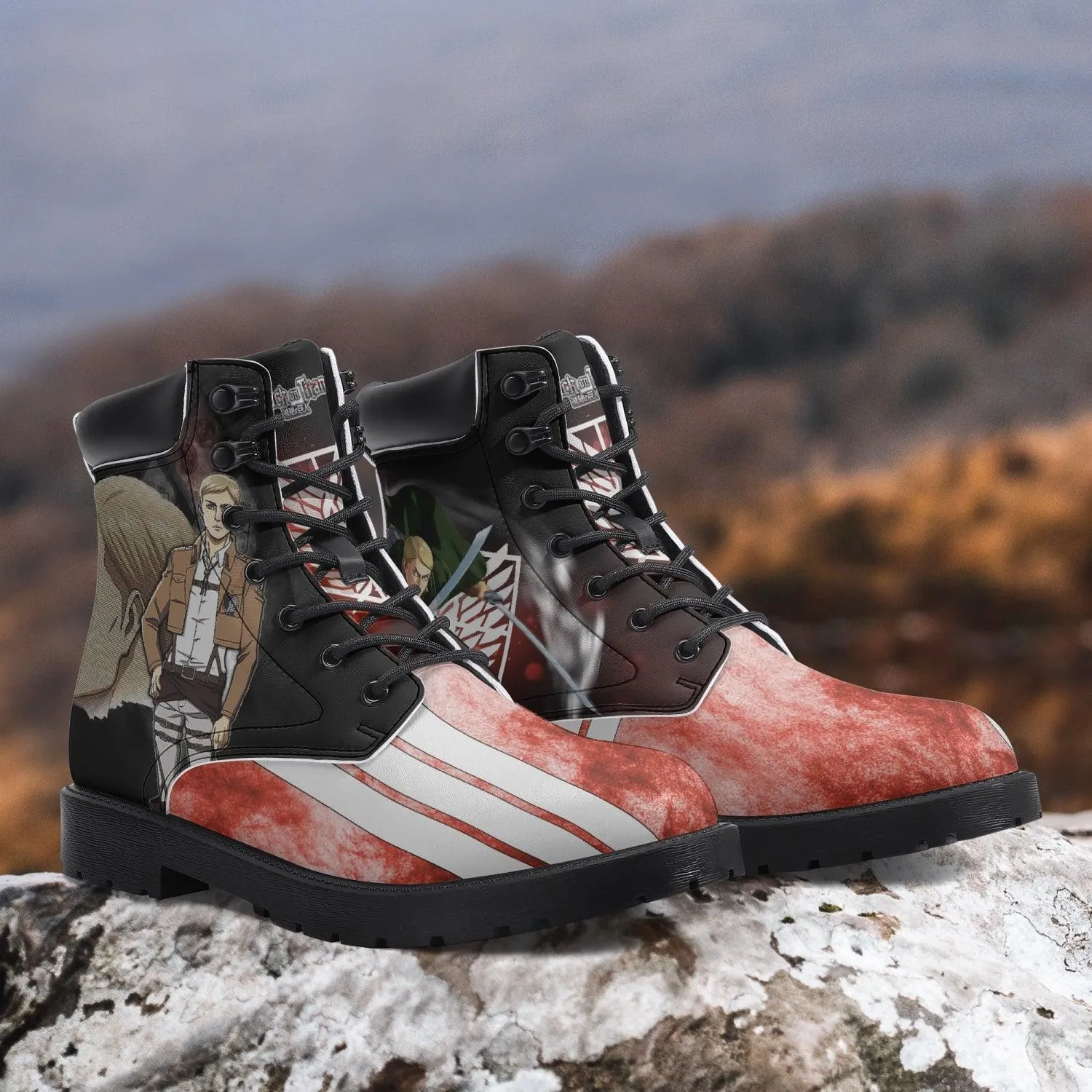 Attack On Titan Erwin Smith All-Season Anime Boots