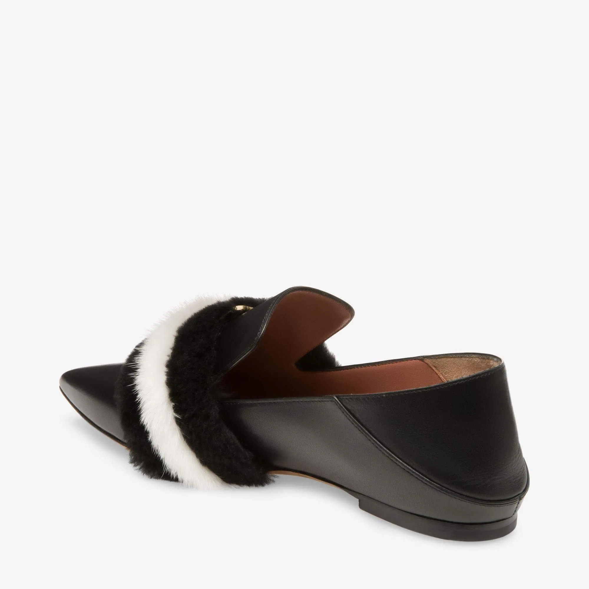 Bally Hamelia Women's 6223321 Black Leather Flat Pumps US 9 MSRP $850