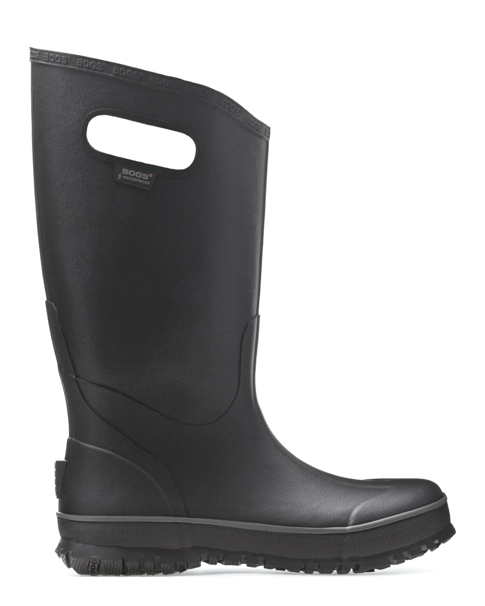 Bogs Mens Black Rubber Waterproof Rain Boots 12M