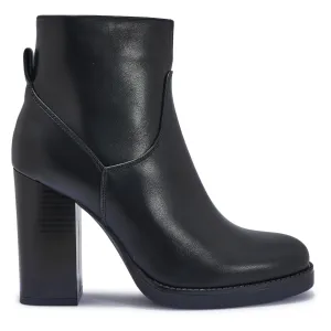 CHAMBORD4 STACK HEEL PLATFORM ANKLE BOOT