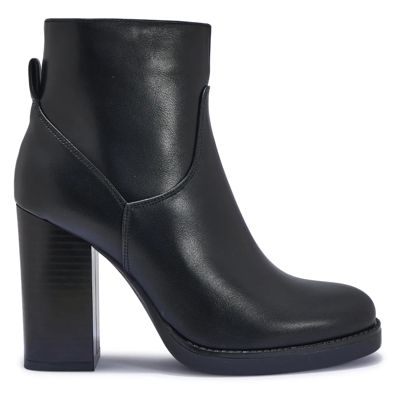 CHAMBORD4 STACK HEEL PLATFORM ANKLE BOOT