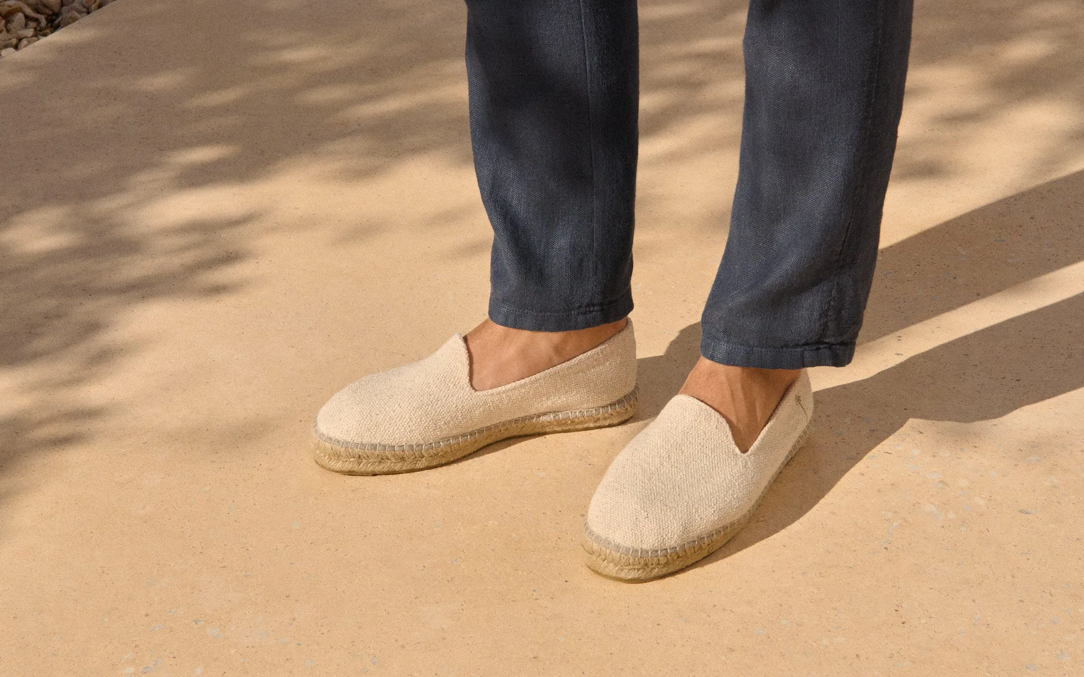 Coarse Woven Canvas Espadrilles - G50C0 - Yucatán Natural
