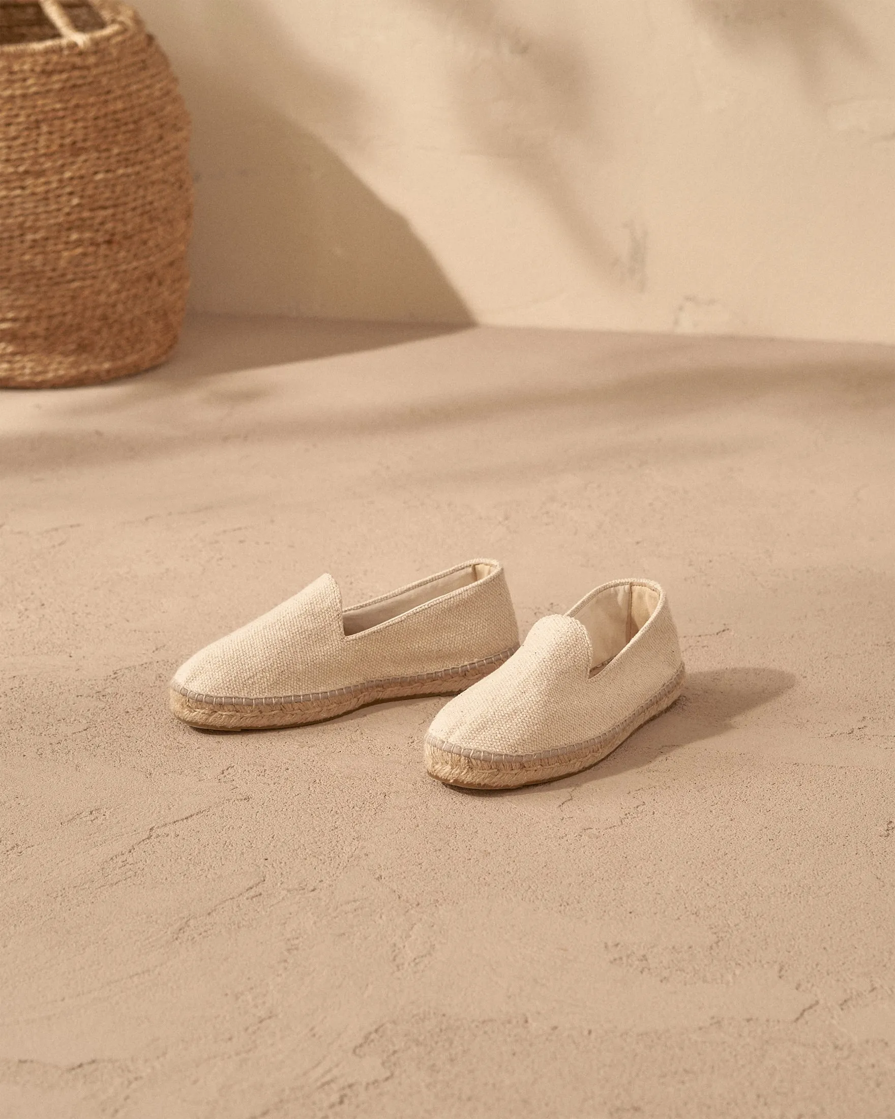 Coarse Woven Canvas Espadrilles - G50C0 - Yucatán Natural