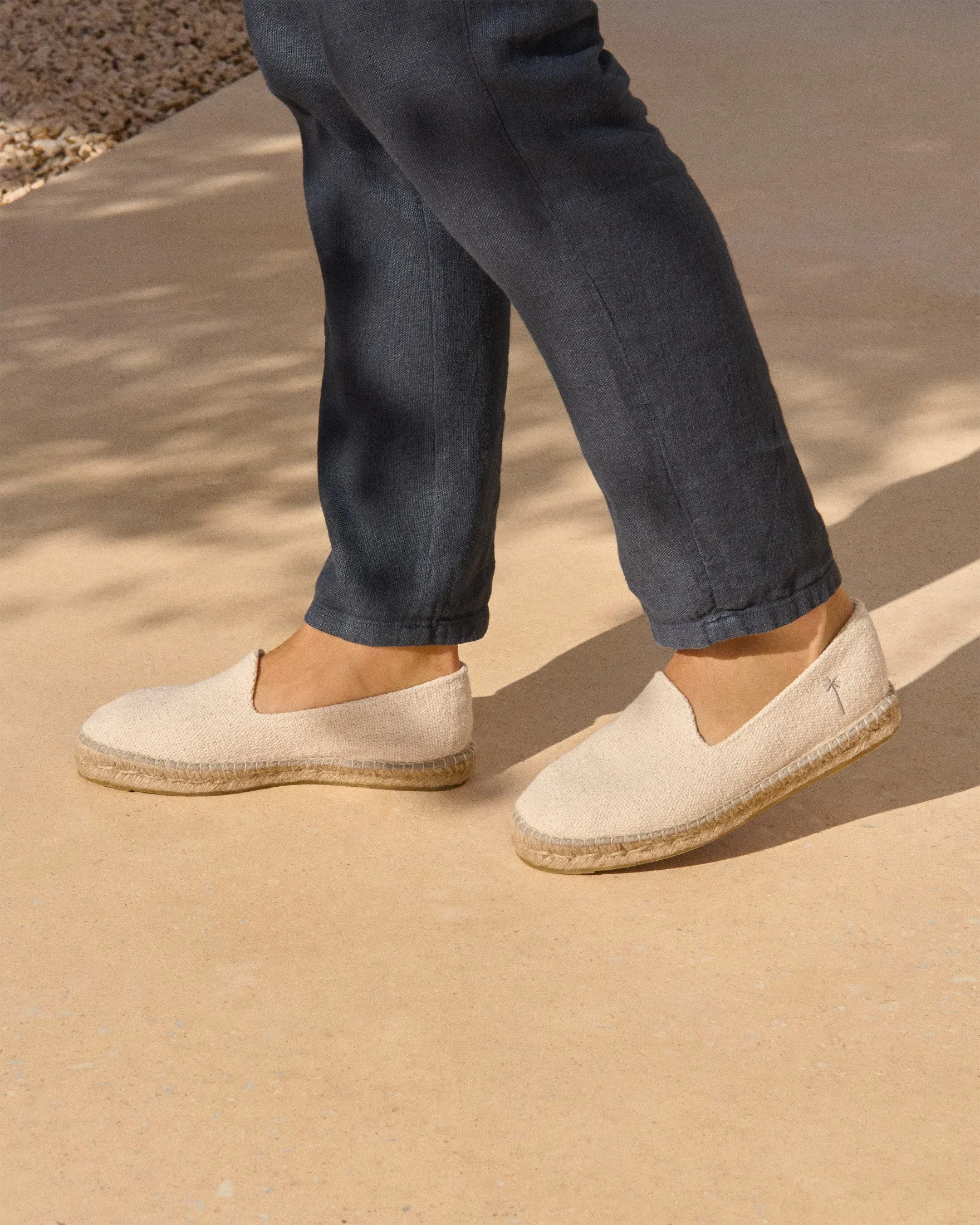Coarse Woven Canvas Espadrilles - G50C0 - Yucatán Natural