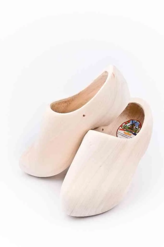Dutch Clogs, Plain Wooden Shoes