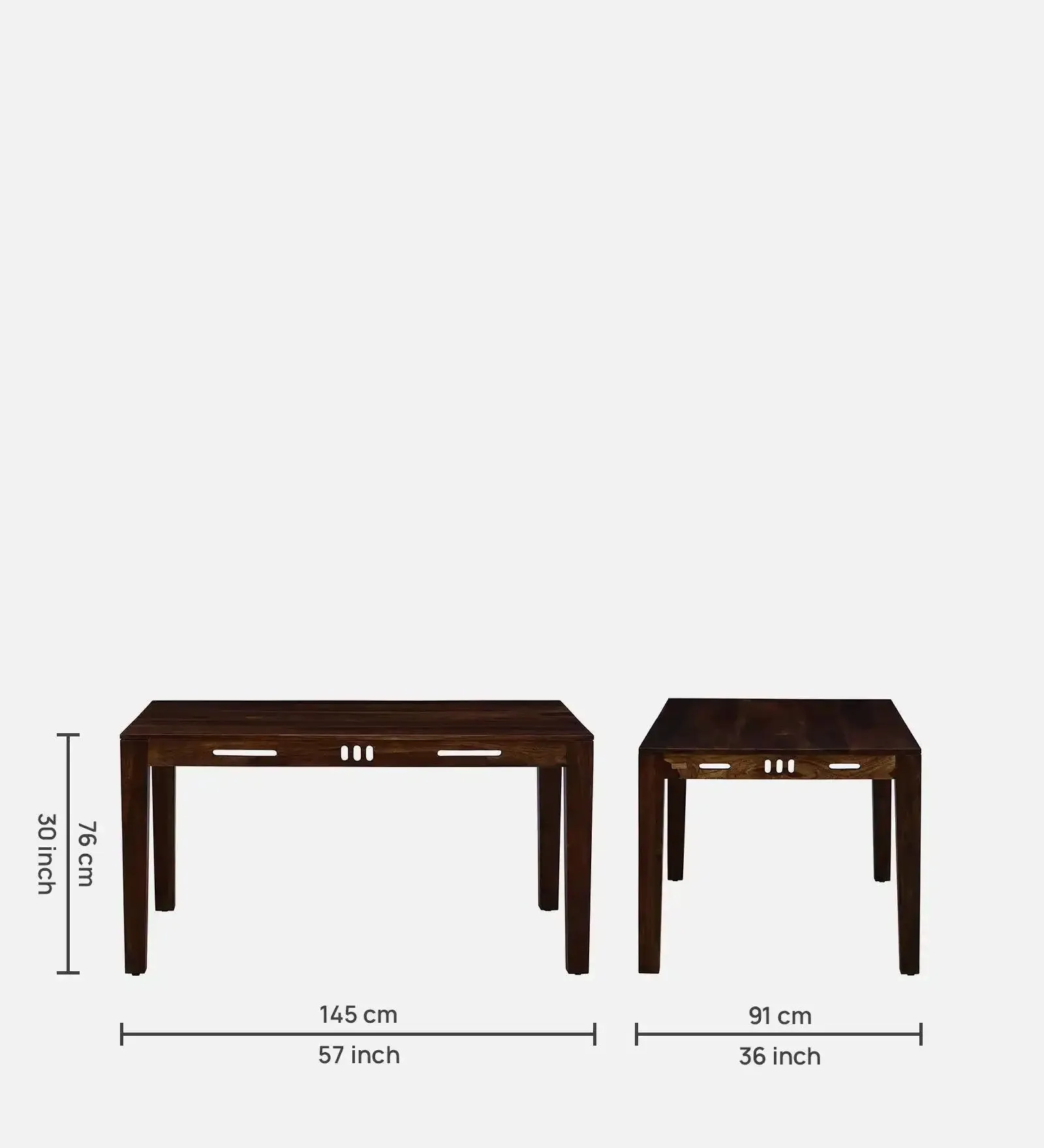 Jenine Traditional Solid Wood 6 Seater Dining Sets