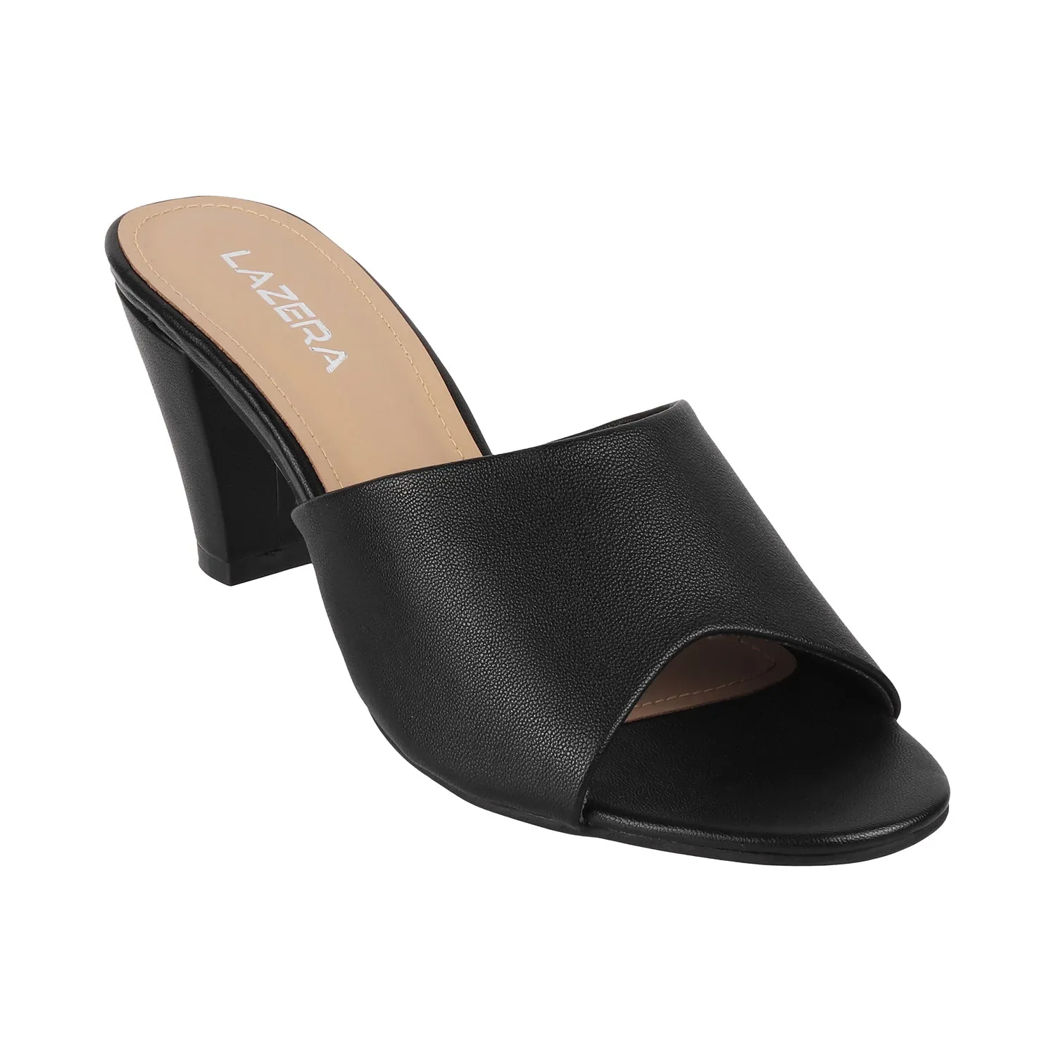 Lazera Block Heel Mules (1233)