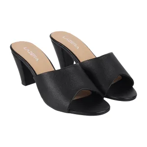 Lazera Block Heel Mules (1233)