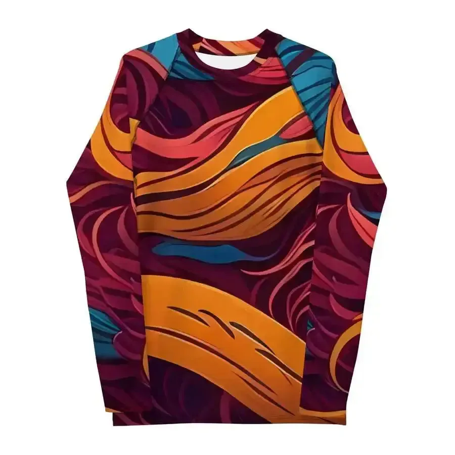Majestic whispers men’s rash guard
