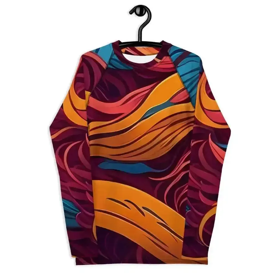 Majestic whispers men’s rash guard