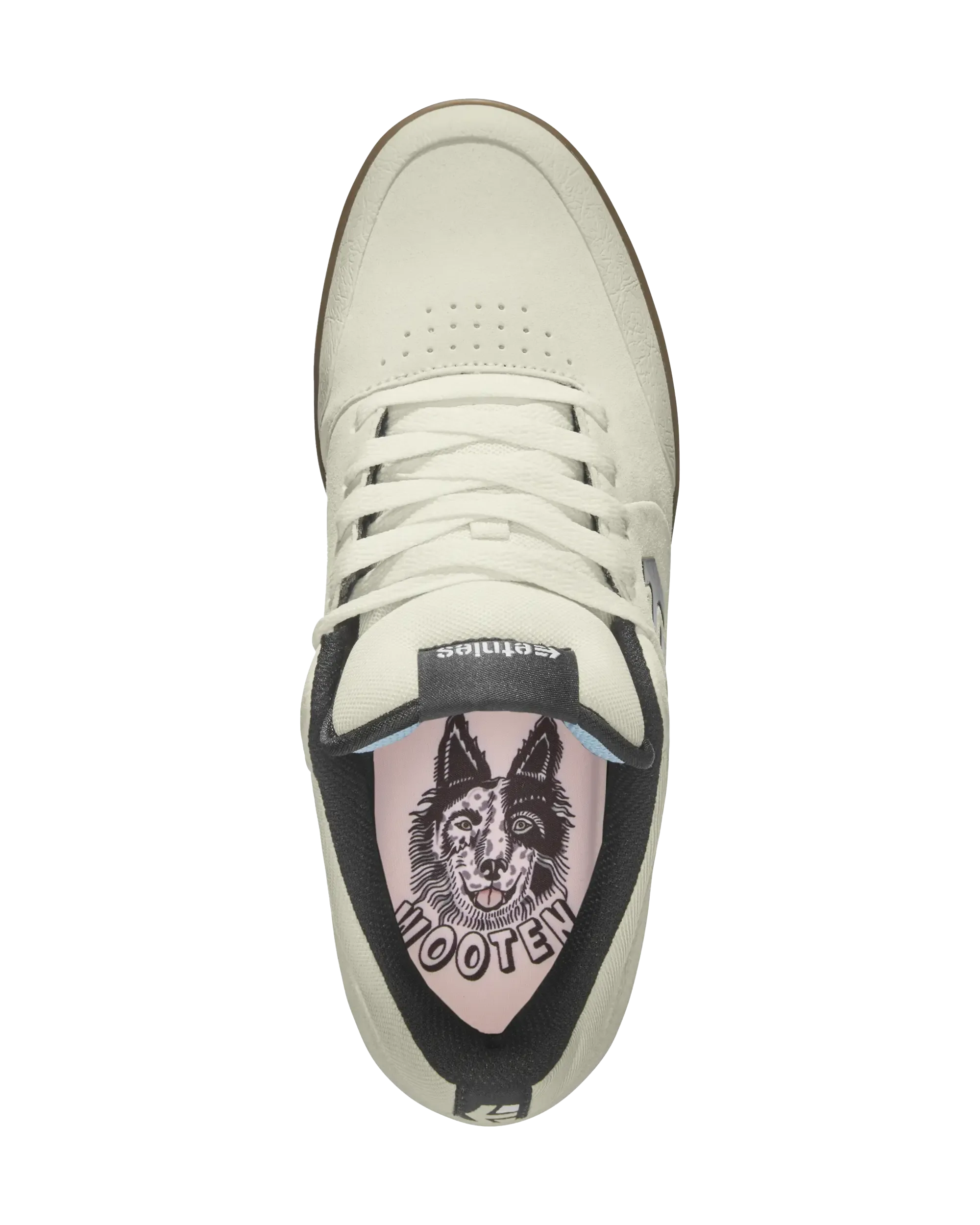Marana Michelin Shoes in White, Gum & Black