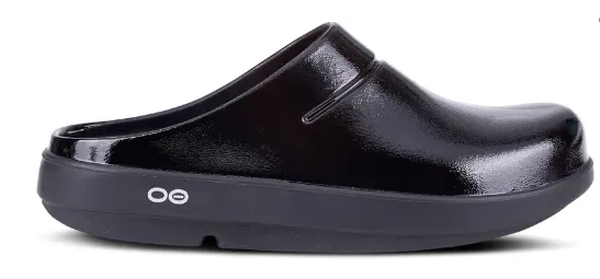 OOFOS OOCLOOG LUXE - SHINY BLACK
