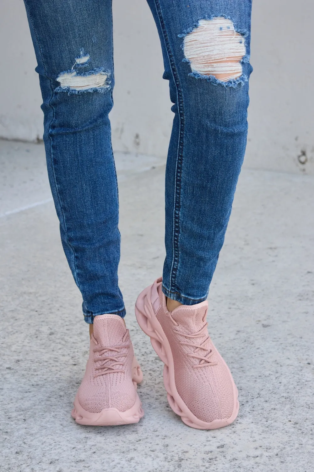 Platform Athletic Shoes