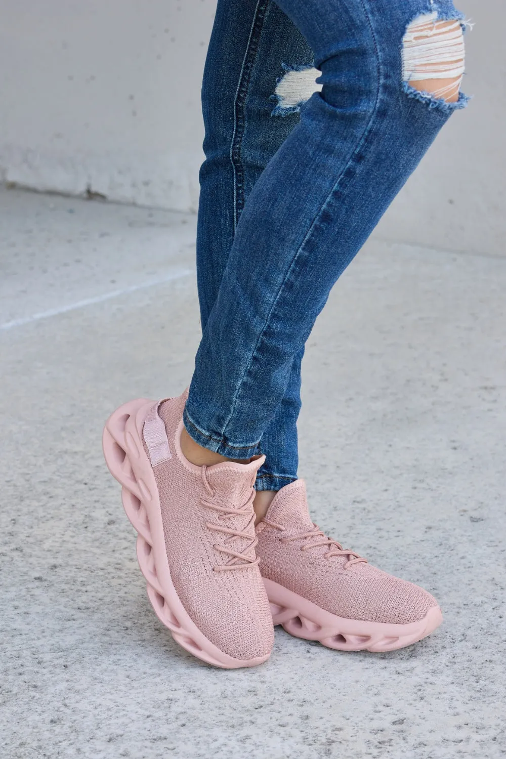 Platform Athletic Shoes