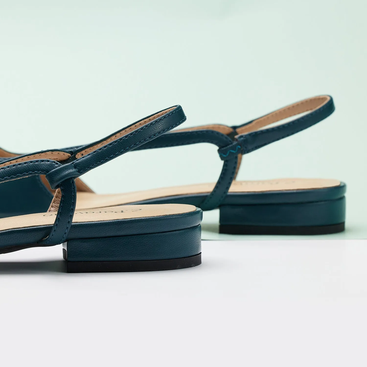 Pointed Toe Elegant Slingback Flats