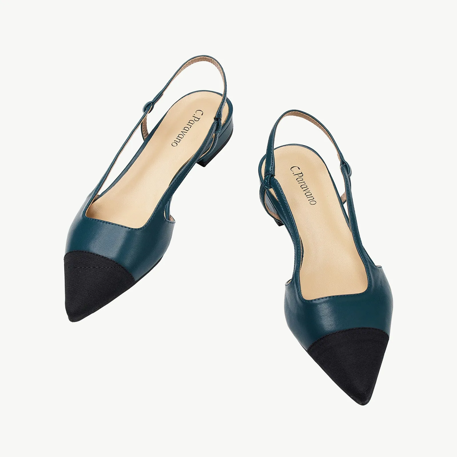 Pointed Toe Elegant Slingback Flats