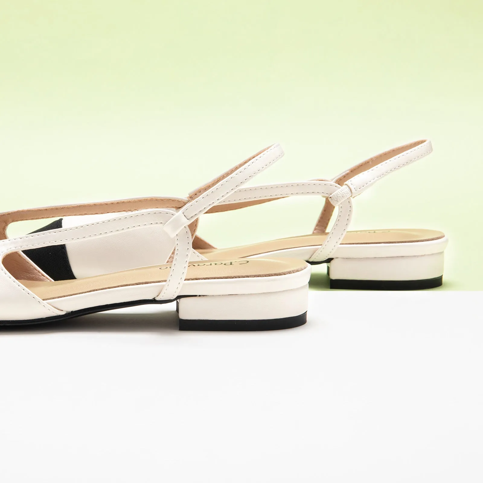 Pointed Toe Elegant Slingback Flats