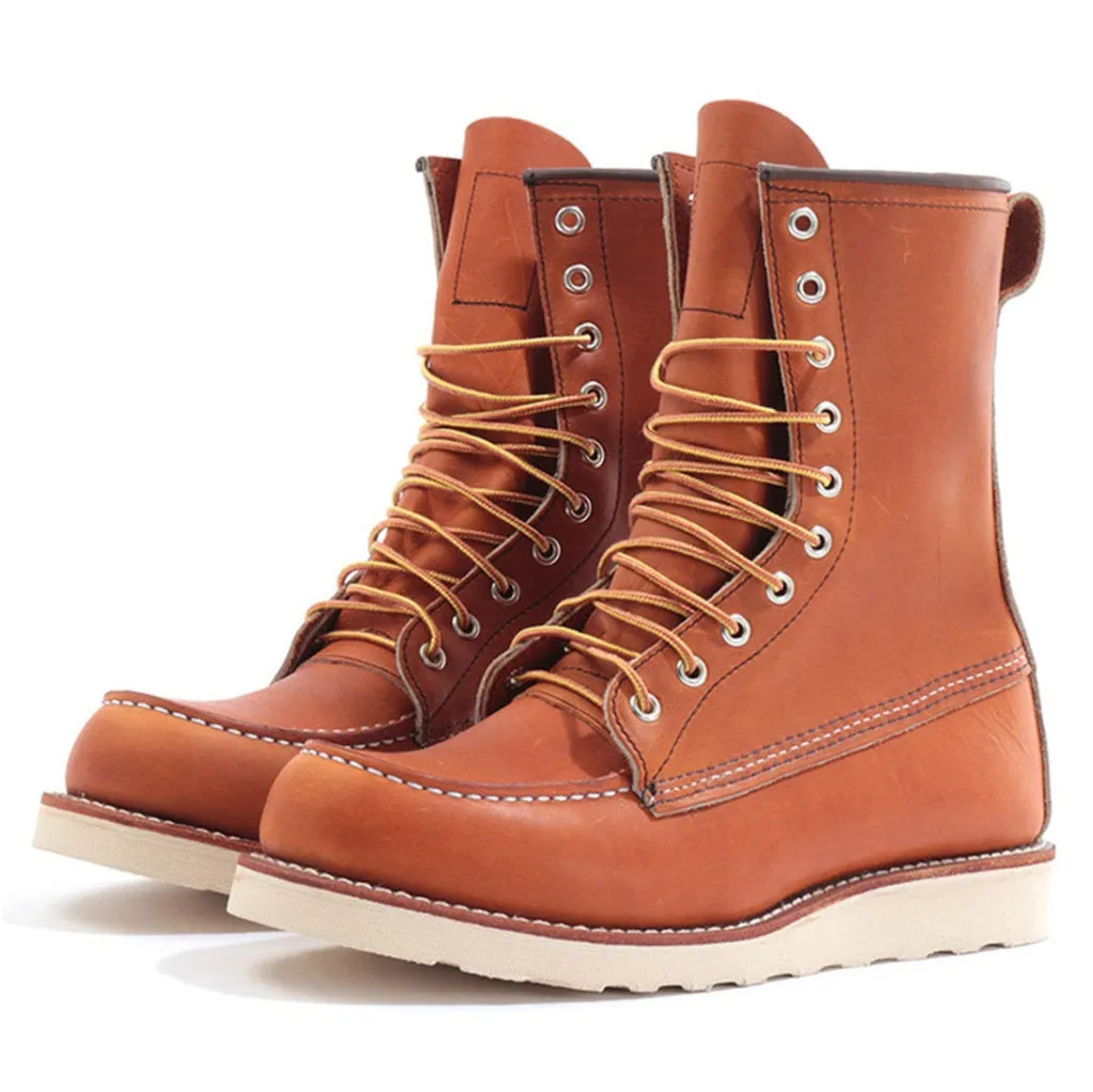 Red Wing Classic Prarie 877 Leather 8 Inch Men's Moc Toe Boots