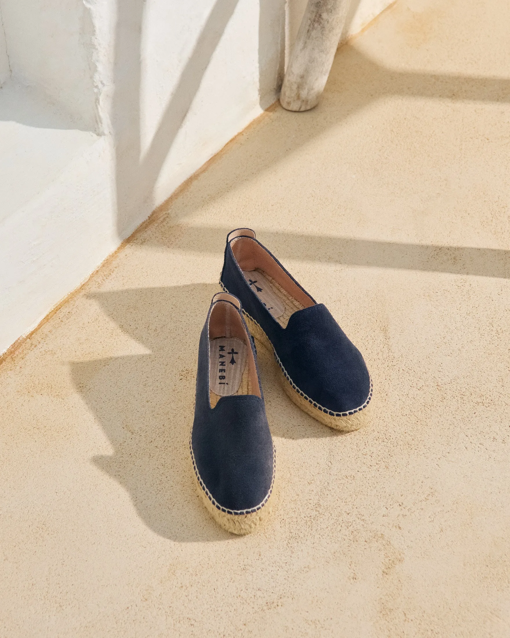 Suede Double Sole Espadrilles - K15D0 - Hamptons Patriot Blue