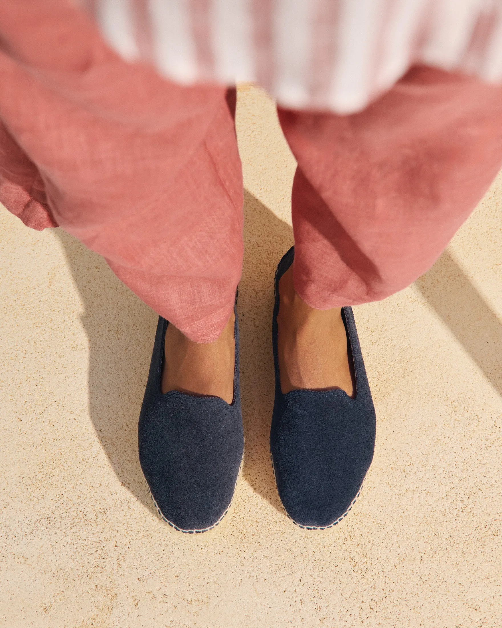 Suede Double Sole Espadrilles - K15D0 - Hamptons Patriot Blue