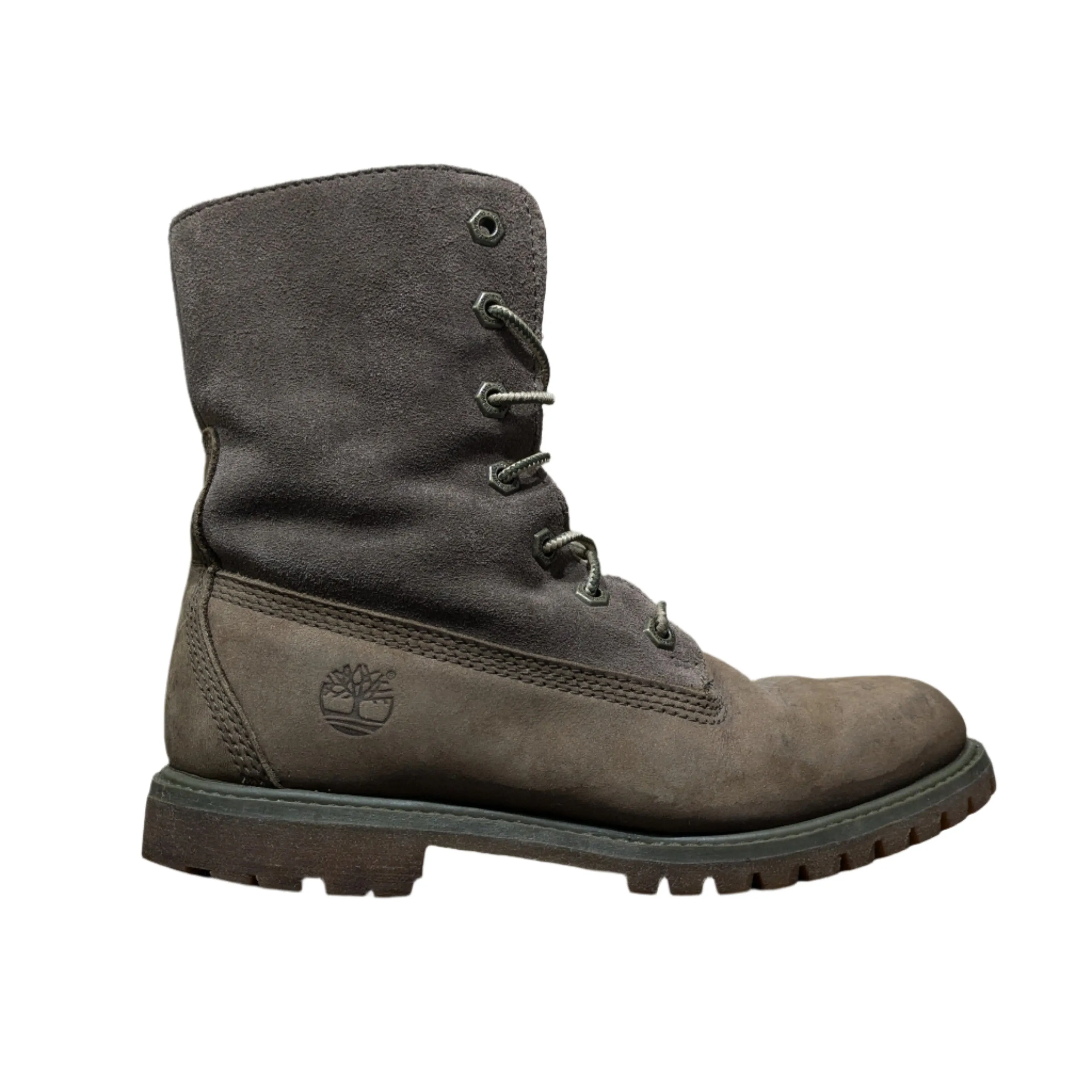 Timberland Leather Mid-Calf Combat Boots Size UK 6 / EU 39 / US 8