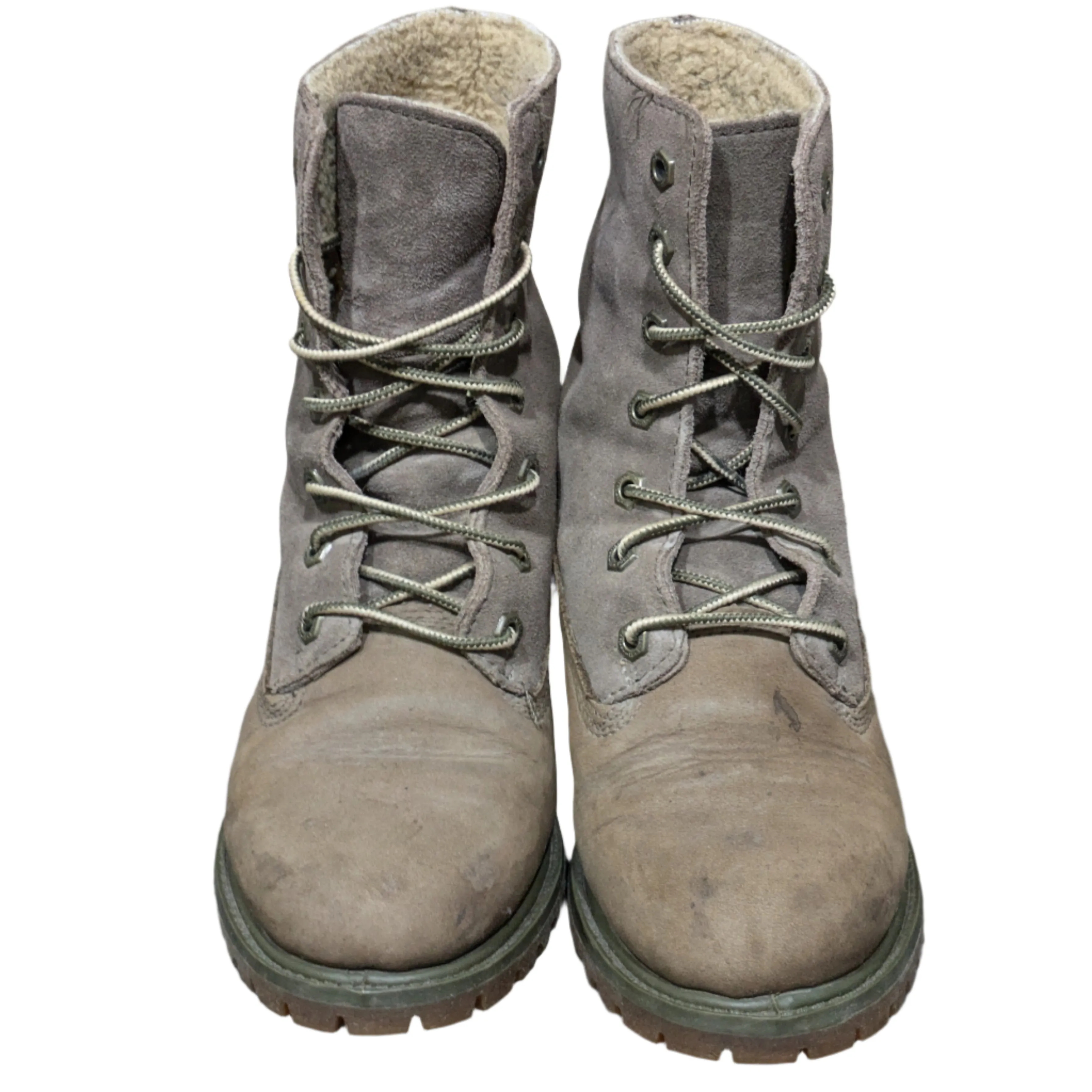 Timberland Leather Mid-Calf Combat Boots Size UK 6 / EU 39 / US 8