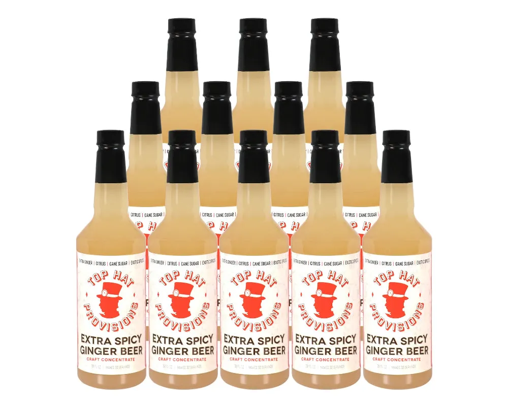 Top Hat Extra Spicy Ginger Beer Batching Syrup