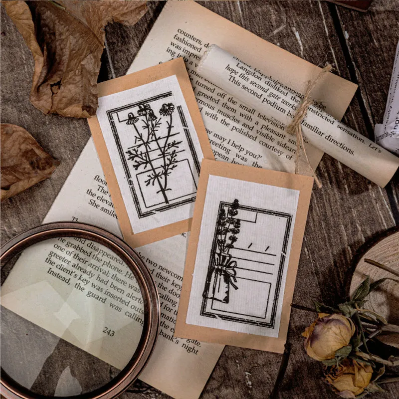 Traditional Chinese Herb Wooden Rubber Stamp