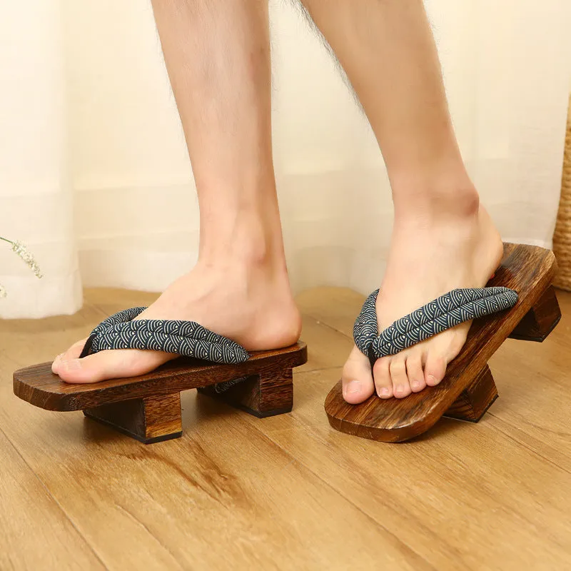 Traditional Japanese Geta Sandals - Wooden Clogs