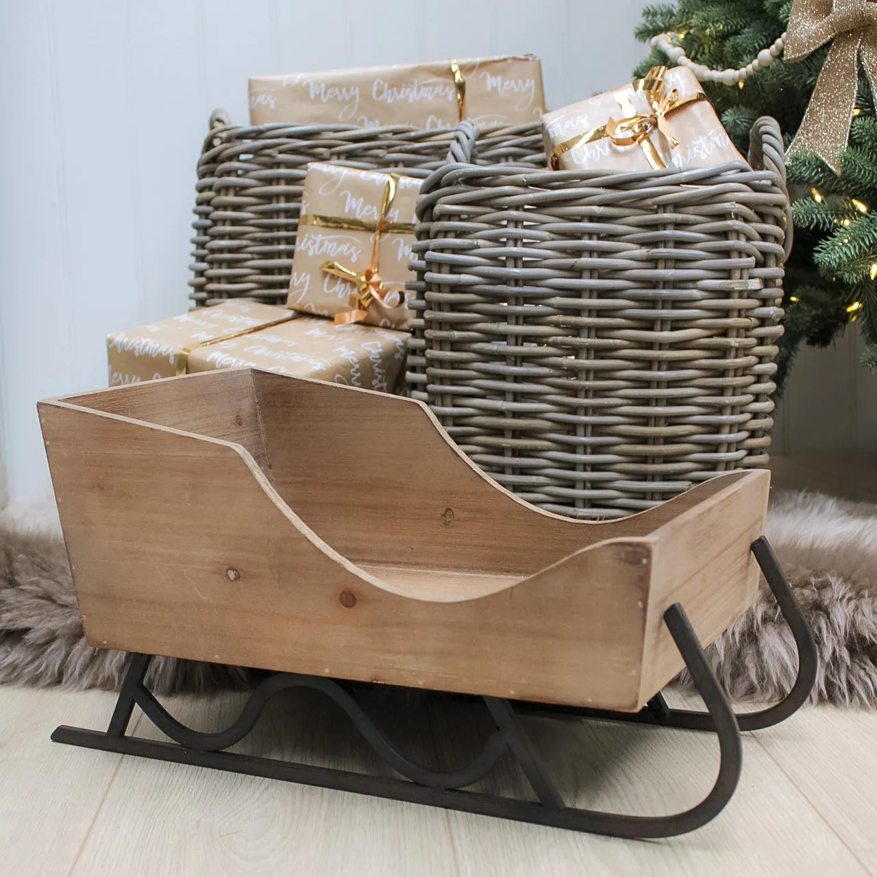 Traditional Wooden Sleigh