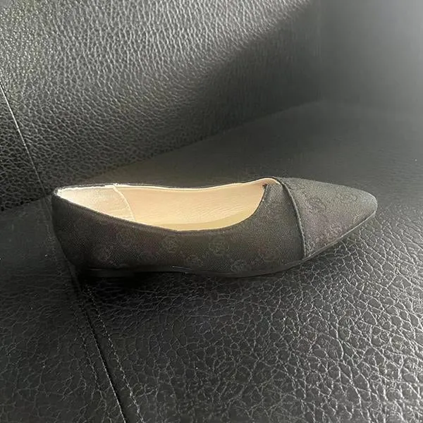 Women's Fashionable Soft Sole Pointed Toe Printed Flats 16668648S