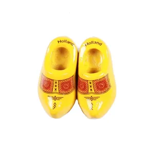 Wooden Shoes Fridge Magnet Traditional